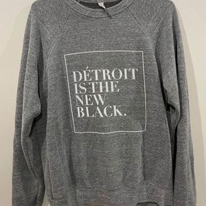 Detroit is The New Black Crewneck